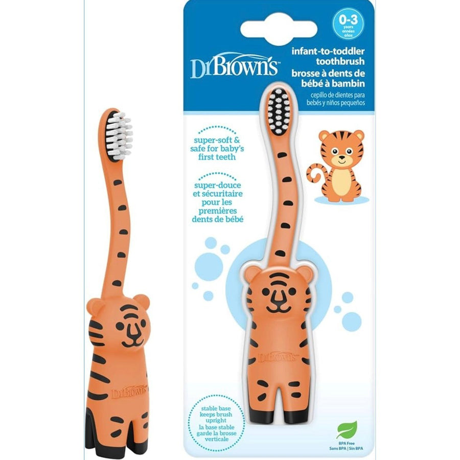 Dr. Brown's Toothbrush — Tiger