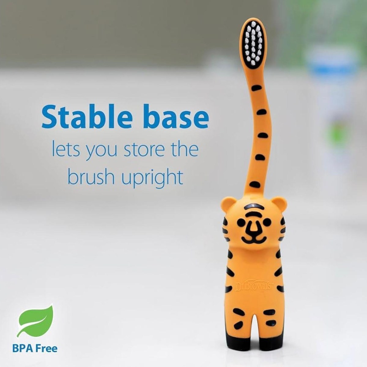 Dr. Brown's Toothbrush — Tiger