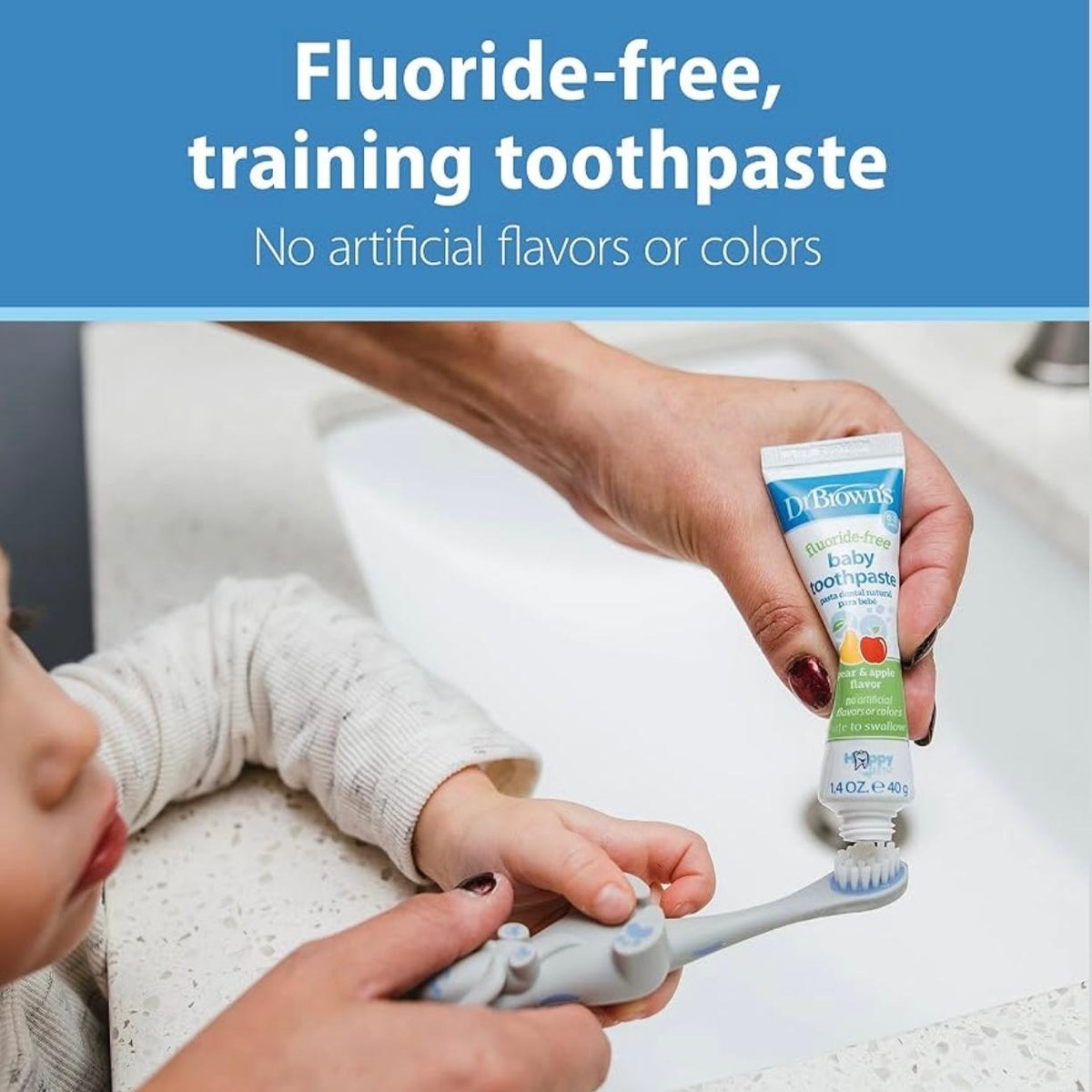 Dr. Brown's Fluoride-Free Baby Toothpaste