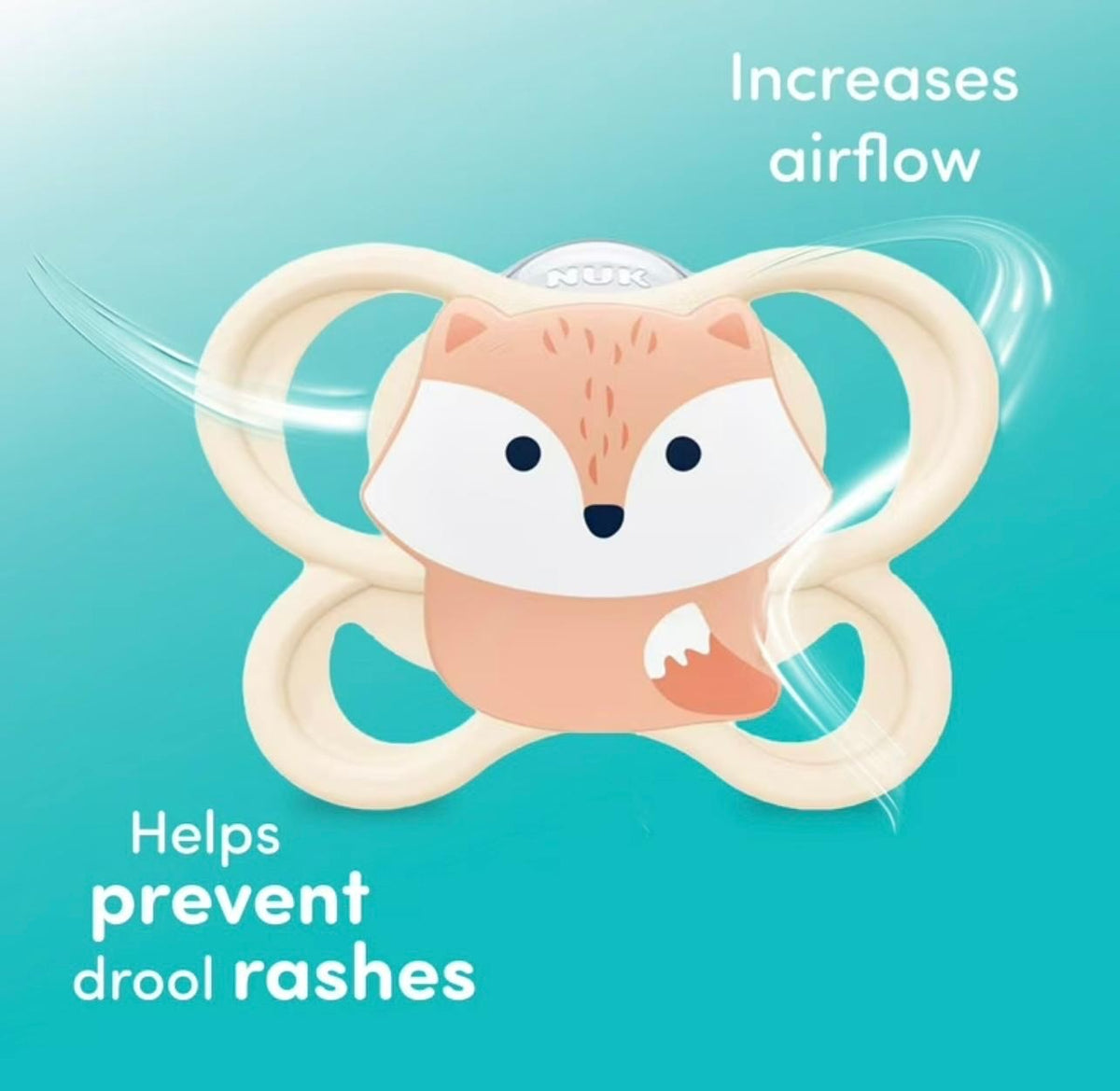 NUK Air Pacifier — increases airflow
