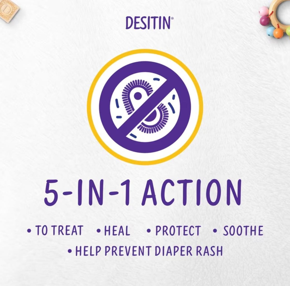 Desitin 5-in-1 action