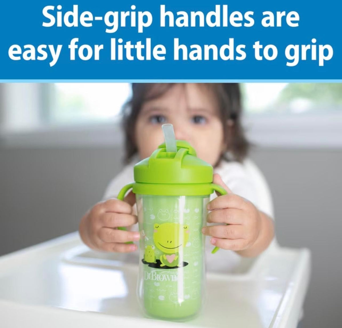 Dr. Brown's Insulated Straw Cup — Green