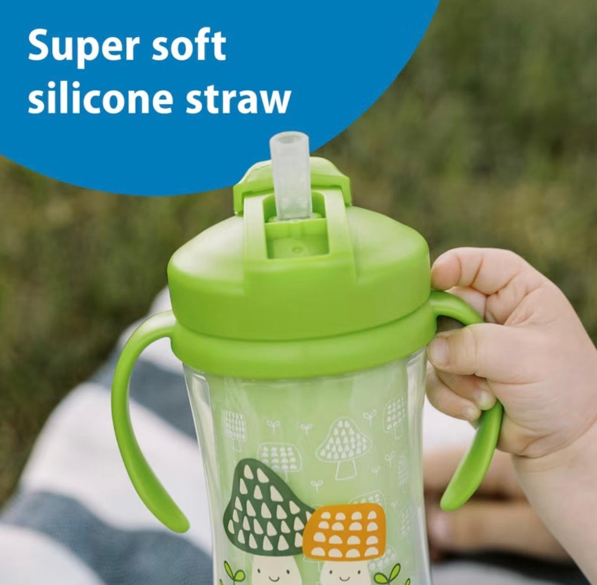 Super soft silicone straw